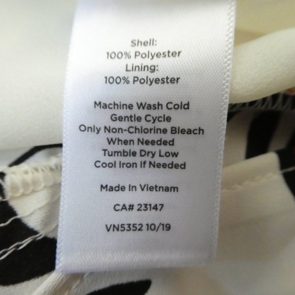 Talbots Petite Midi Skirt Pleated Fun Floral Side Zip Ruffle Hem Lined 16P Plus - Picture 9 of 9